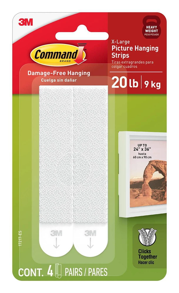 Command Picture Hanging Strips, 17217-EF, Hanging Strips 17217-EF