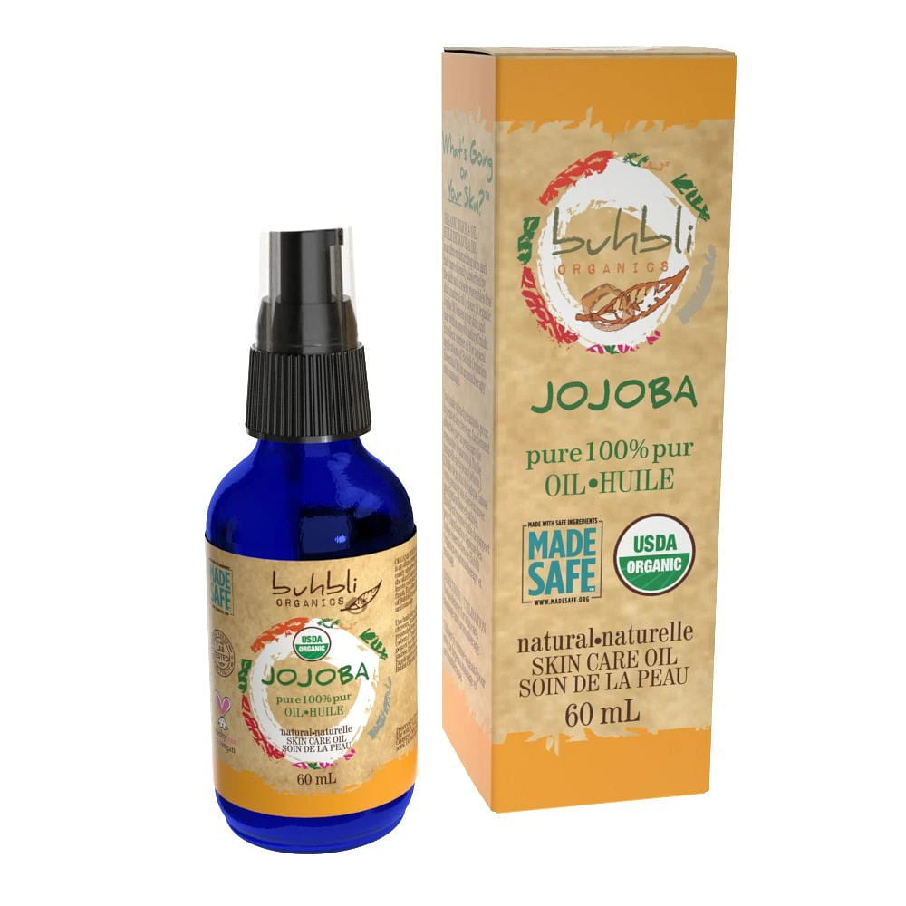 Buhbli Organics - Organic Jojoba Oil, 60ml, Organic & 100% Pure