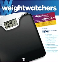 Conair Weight Watchers® Digital Glass And Chrome Scale