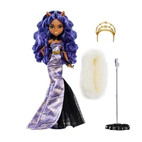 Monster High Doll, Clawdeen Wolf Howliday Edition in Purple Gown