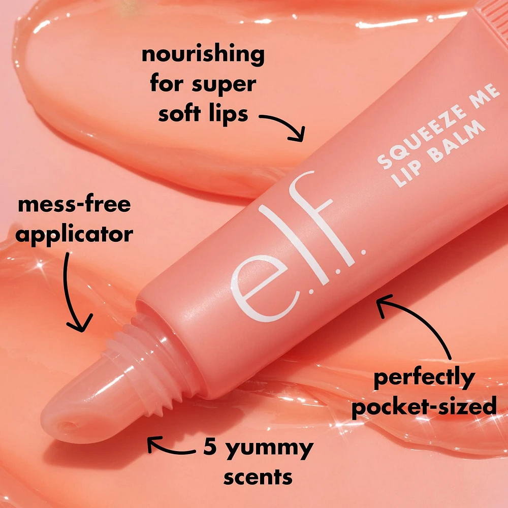 e.l.f. Cosmetics Squeeze Me Baume À Lèvres, Strawberry Teinte claire, 6 g