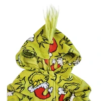 The Grinch Costume de noël à capuche avec oreilles 3D pour animaux de compagnie, vêtements pour animaux de compagnie