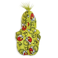 The Grinch Costume de noël à capuche avec oreilles 3D pour animaux de compagnie, vêtements pour animaux de compagnie