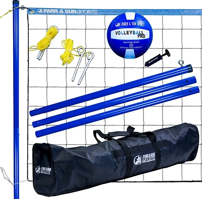 Park & Sun Sports® Volley Sport Steel Outdoor Volleyball Net System