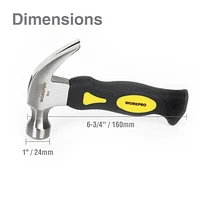 WorkPro 8 Oz Mini Hammer, 8 OZ. / 226 g