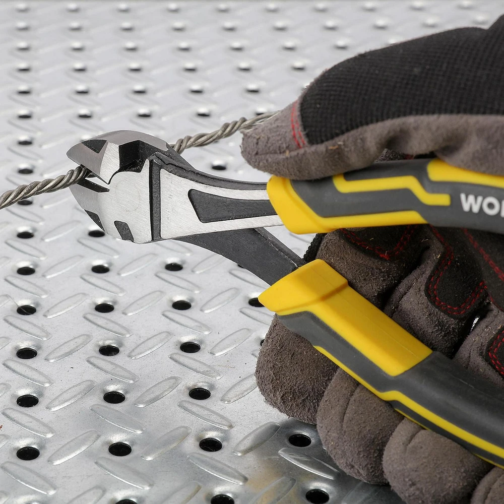 WorkPro 7" Diagonal Cutting Pliers, 7" / 175mm, CR-V steel