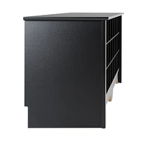 Prepac 60 in W x 20.25 in H x 15.5 in D Shoe Cubby Bench, Multiple Finishes