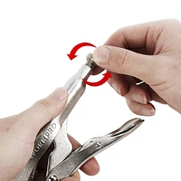 WorkPro 7" Curved Jaw Locking Pliers, Quick release