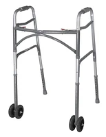 Roulettes de déambulateur universelles de 5 pouces avec jeux de patins arrière de Drive Medical
