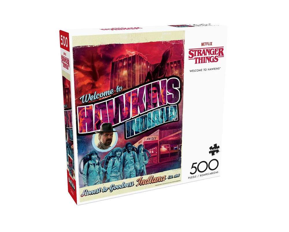 Buffalo Games - Netflix - Stranger Things: Welcome to Hawkins - 500 Piece Jigsaw Puzzle