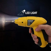 WorkPro 4.8V Cordless Screwdriver, Built-in LED light