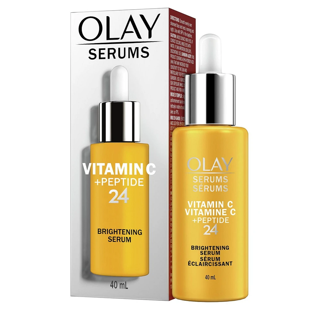 Olay SERUMS Vitamin C + Peptide 24 Serum, 40 mL (1.3 oz)