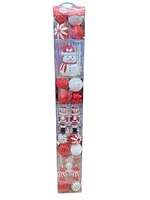 Holiday Time 70 Count Ornament Tower in Red, White & Silver, Holiday Time 70 Count Ornament Tower