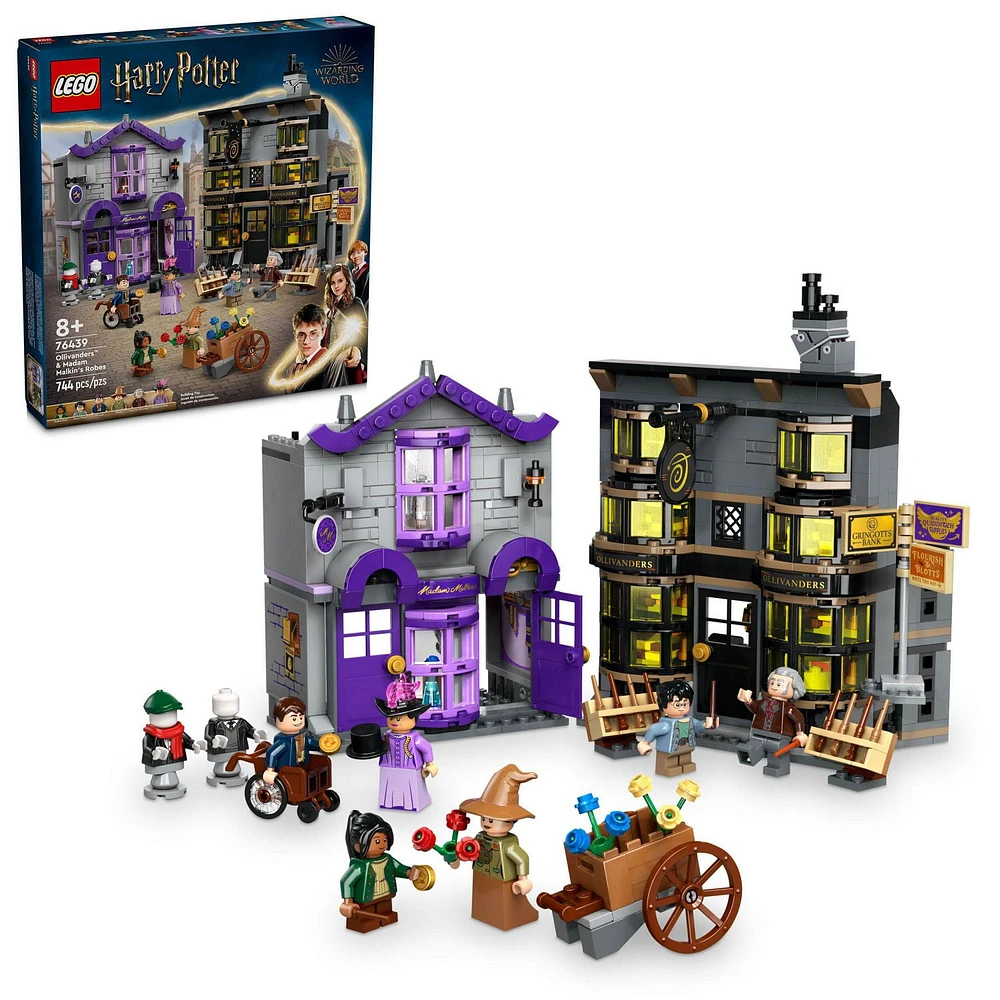 LEGO Harry Potter Ollivanders & Madam Malkin's Robes Building Set, Playset for Kids, Toy for 8 Year Olds, 76439