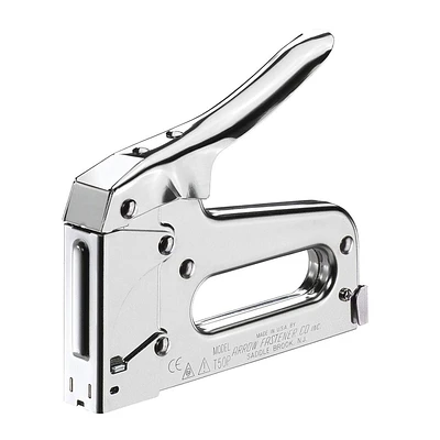 Arrow Chrome Staple Gun, Professional grade heavy-duty