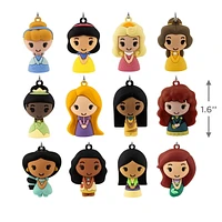 Hallmark Disney Princess Countdown Calendar Miniature Christmas Tree Set With 12 Mini Christmas Ornaments