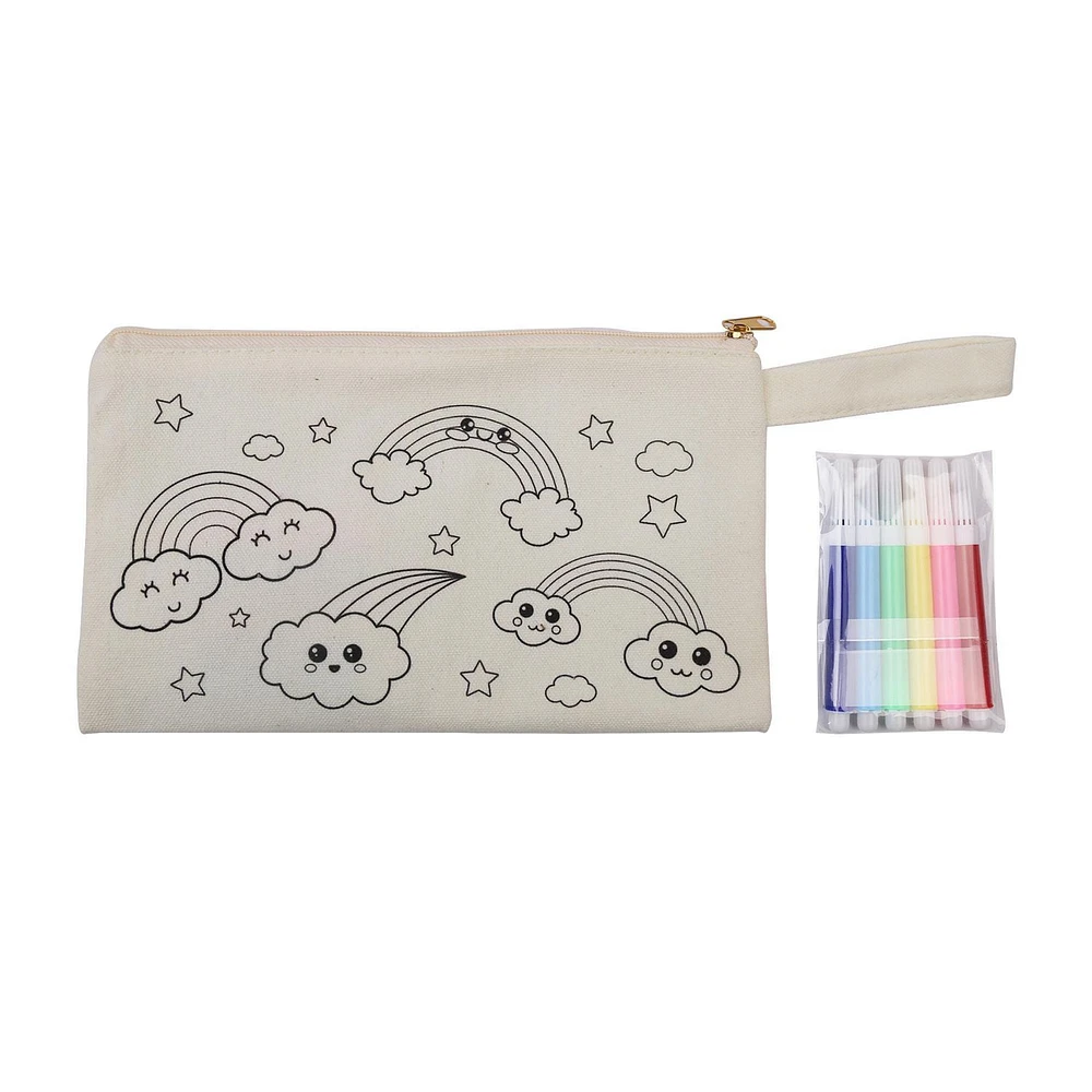 PAINT YOUR OWN PENCIL CASE