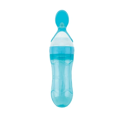 Nuby 2 Stage Silicone Squeeze Feeder, For children 4 months+
