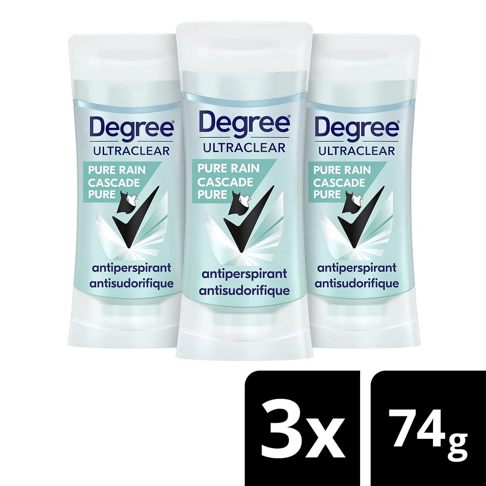 Bâton Antisudorifique Degree Women Black + White Cascade Pure