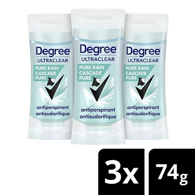 Degree Women Black+White Pure Rain Antiperspirant Stick