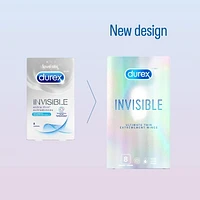 Durex® Invisible Ultimate Thin Condoms, 8 condoms