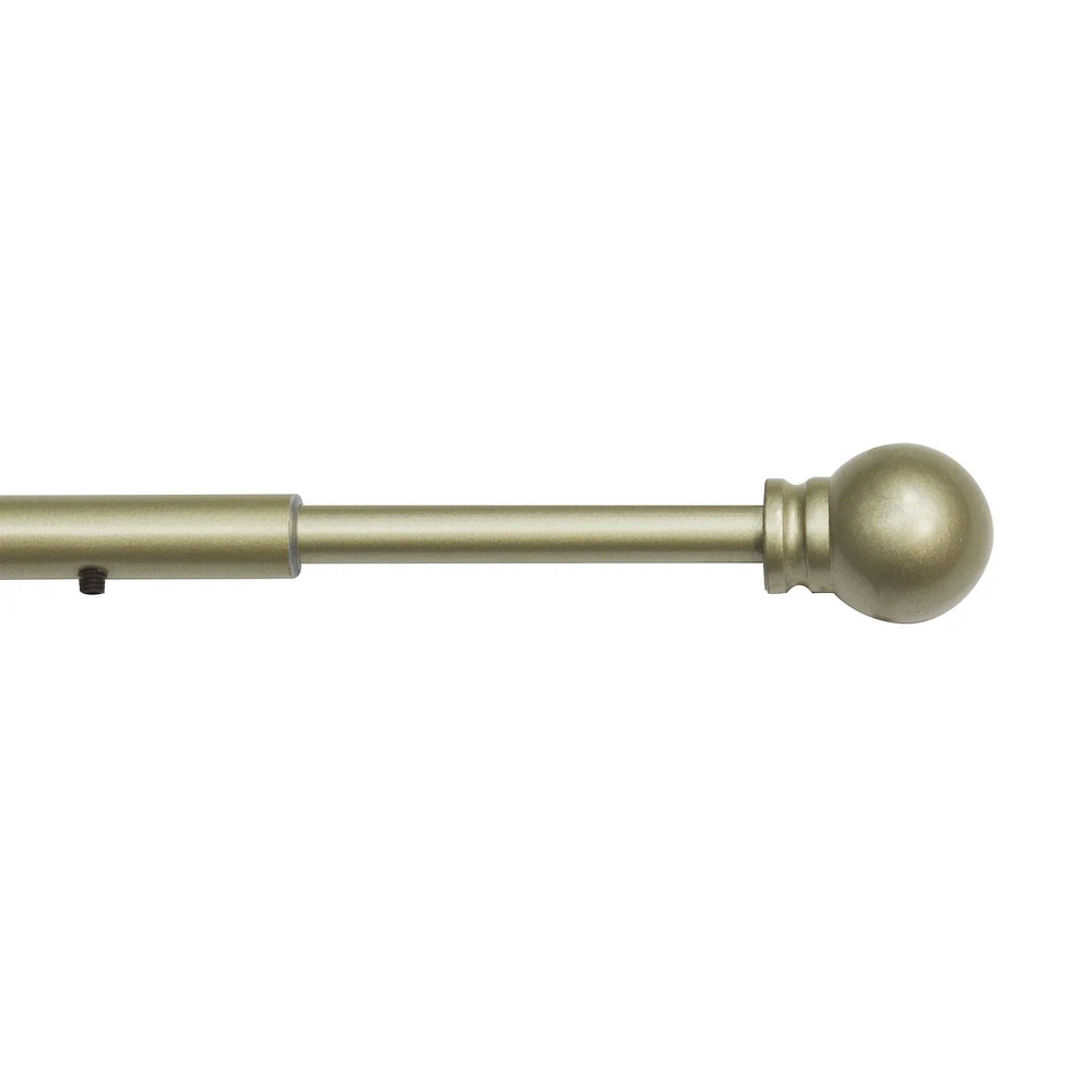 Versailles' Adjustable Ball Finial Swing Arm Rod Set 24in - 38in