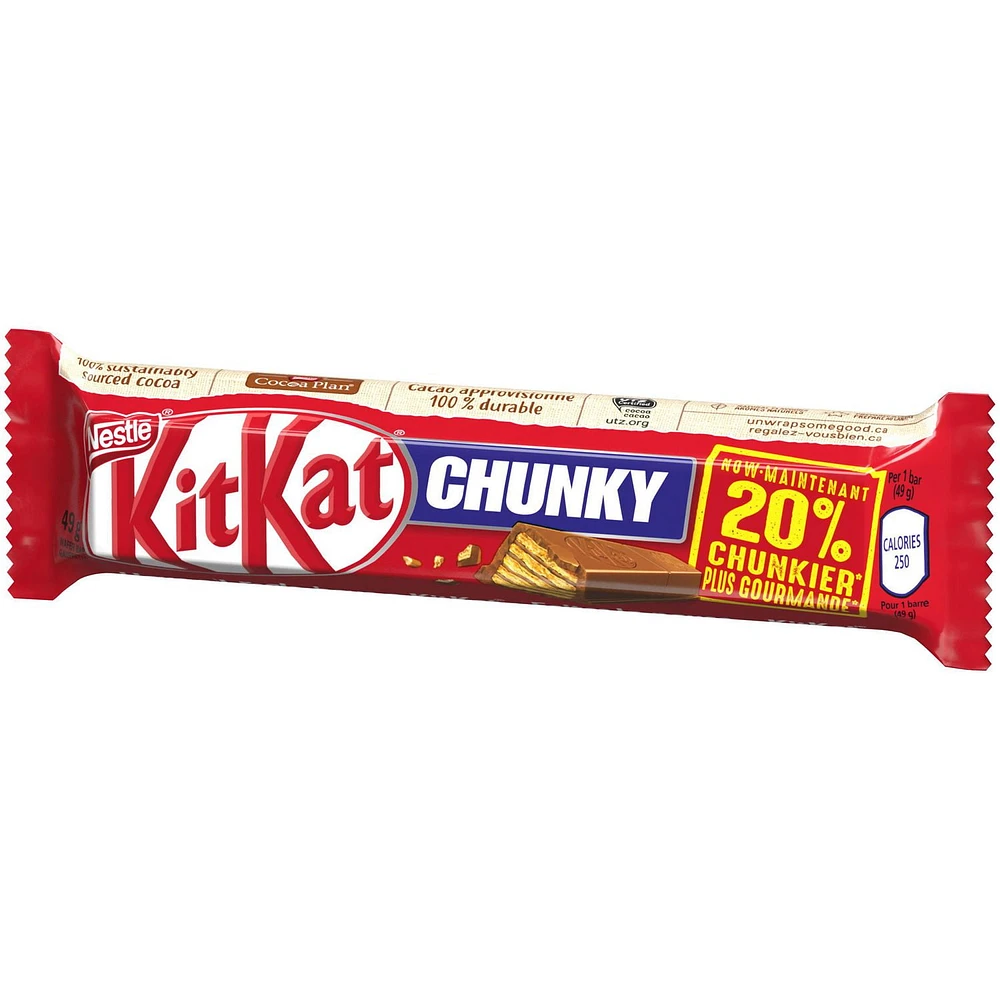 NESTLÉ® KITKAT® CHUNKY Milk Chocolate Wafer Bar 49 g, 49 GR