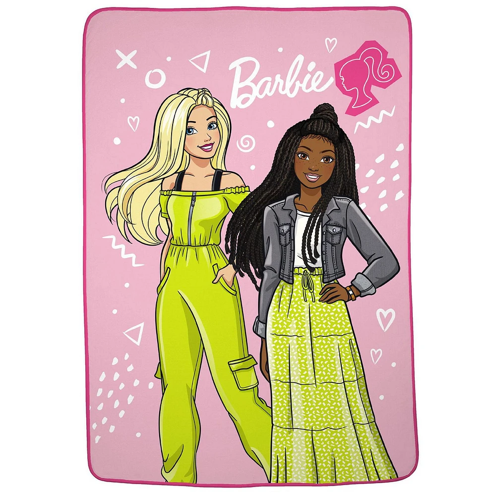 Barbie "Happy Smiles" Blanket, Barbie Blanket