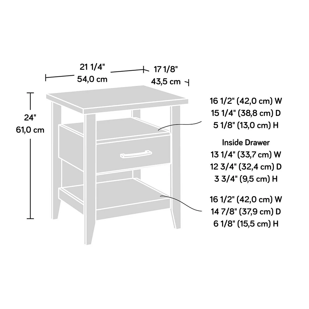 Sauder Summit Station Night Stand