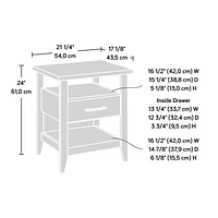 Sauder Summit Station Night Stand