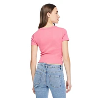 No Boundaries Women's Short Sleeve Tee