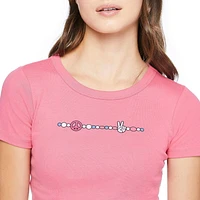 No Boundaries Women's Short Sleeve Tee