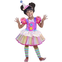 Goodmark Bright Sweetie Clown Halloween Costume, Toddler 2T