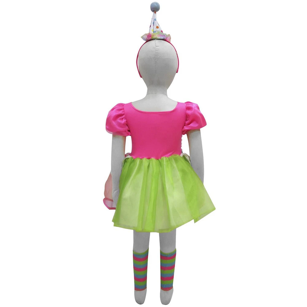 Goodmark Bright Sweetie Clown Halloween Costume, Toddler 2T