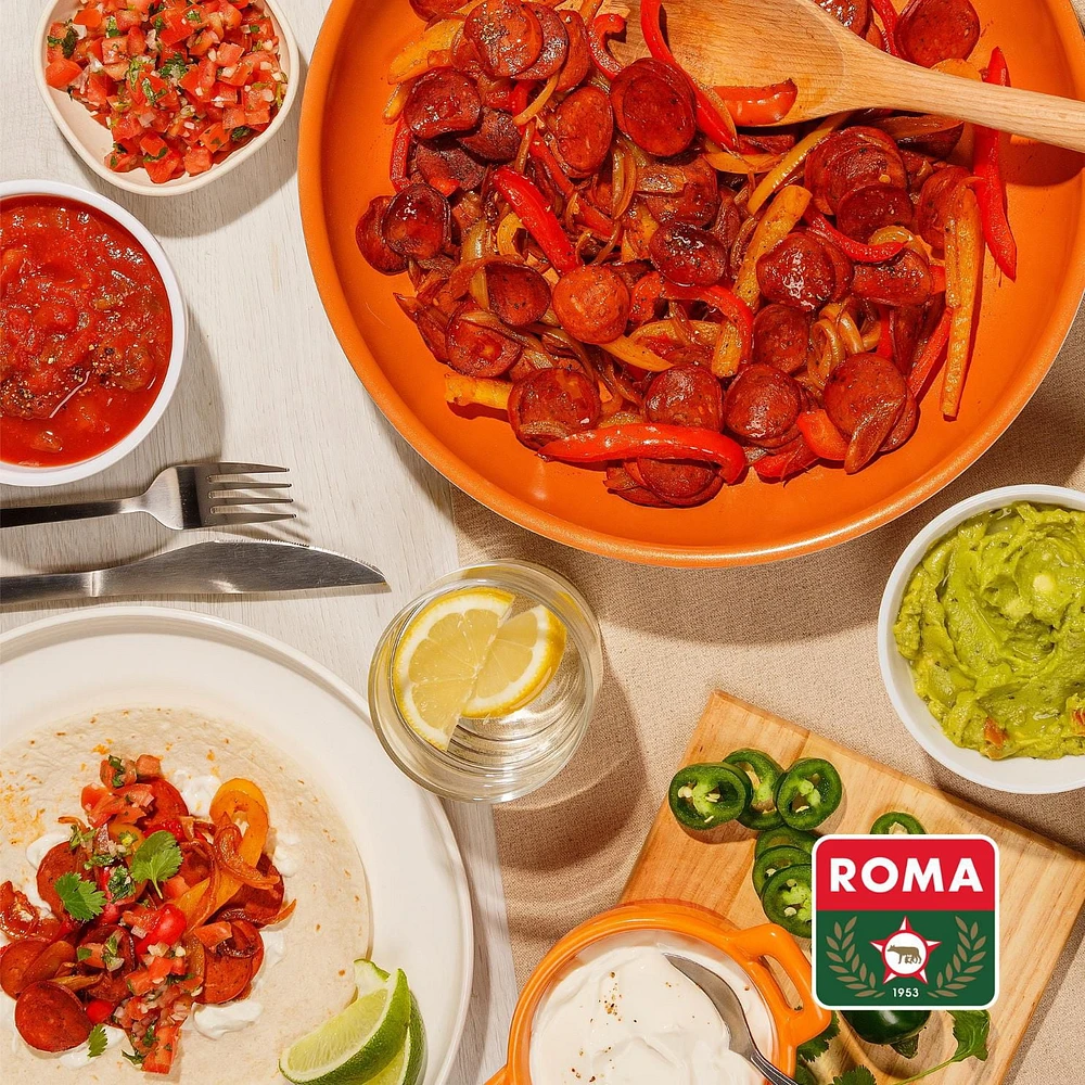 Roma Cooked Sliced Merguez Sausage, 175 gr