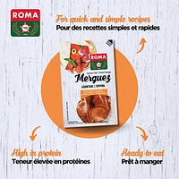 Roma Cooked Sliced Merguez Sausage, 175 gr