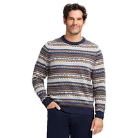 IZOD MENS STRIPE CREW NECK SWEATER