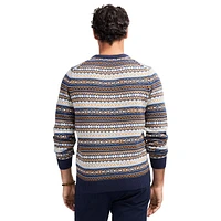 IZOD MENS STRIPE CREW NECK SWEATER