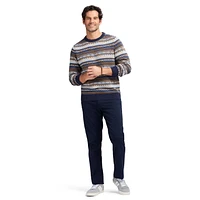 IZOD MENS STRIPE CREW NECK SWEATER