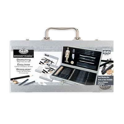 Royal & Langnickel Essentials Sketching Beginners Art Set, 66pc, 66PC Sketching Art Set