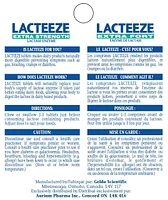 Lacteeze Extra Strength, Lactase Enzyme 100 count