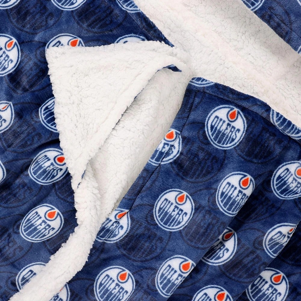 NHL Edmonton Oilers Hooded Throw Blanket, 50" x 70"