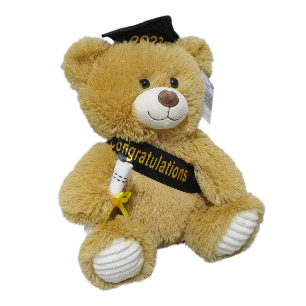 Way To Celebrate Graduation Plush Bear, 10.5inch