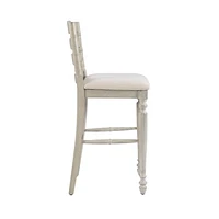 Hunter Whitewash Barstool