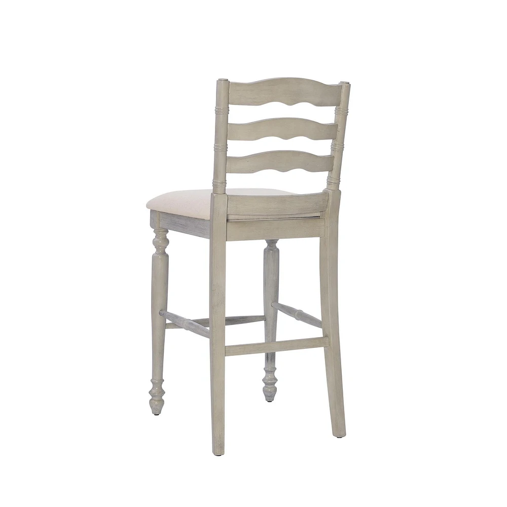 Hunter Whitewash Barstool