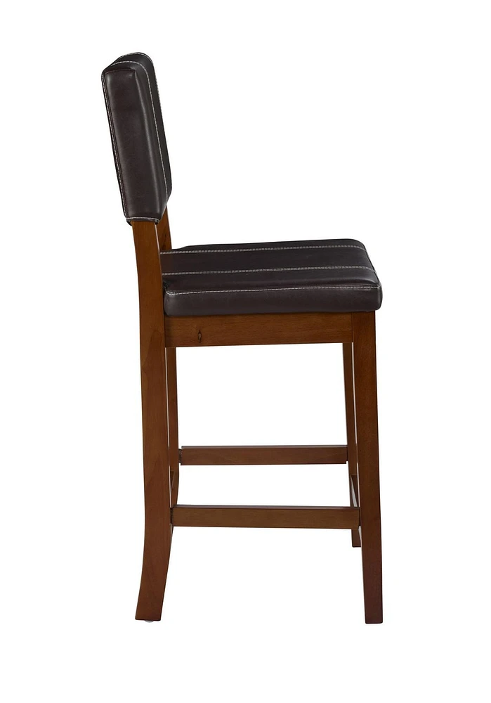 Augusta Brown Counter Stool