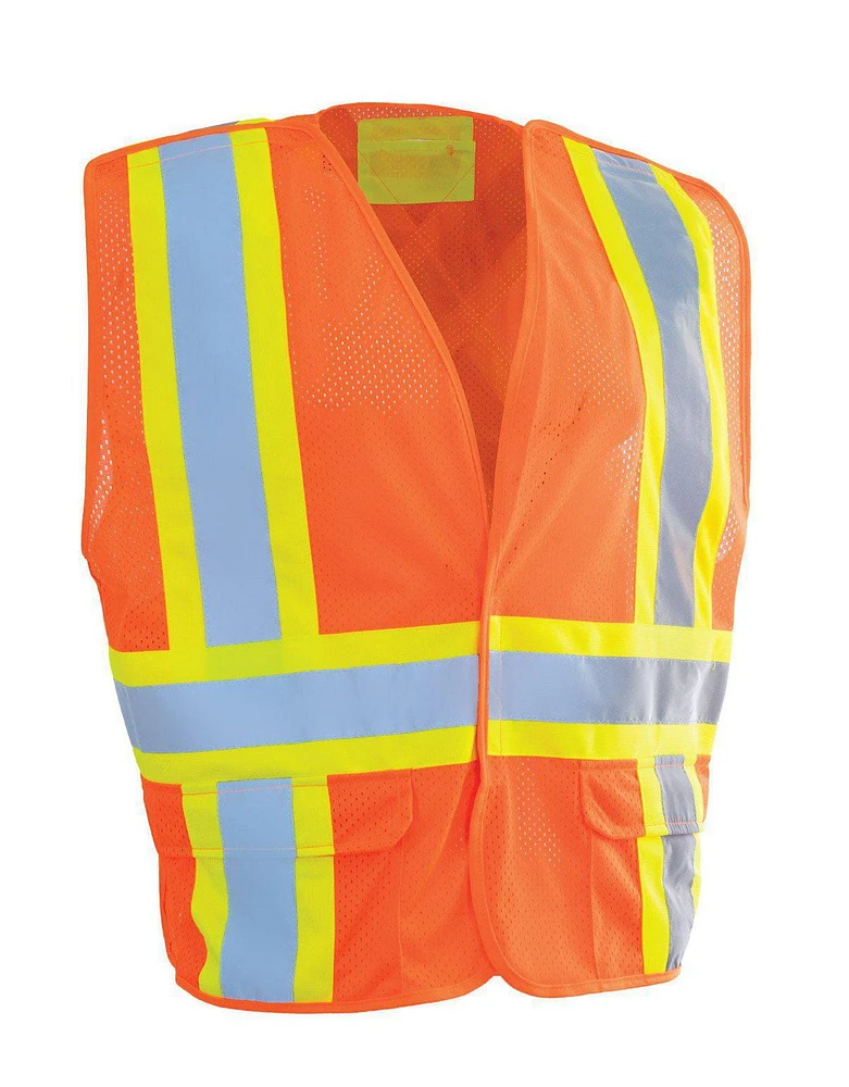 FORCEFIELD Hi Vis 5 Point Tear-Away Traffic Vest