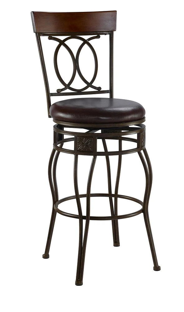 Jace O & X Back Bar Stool