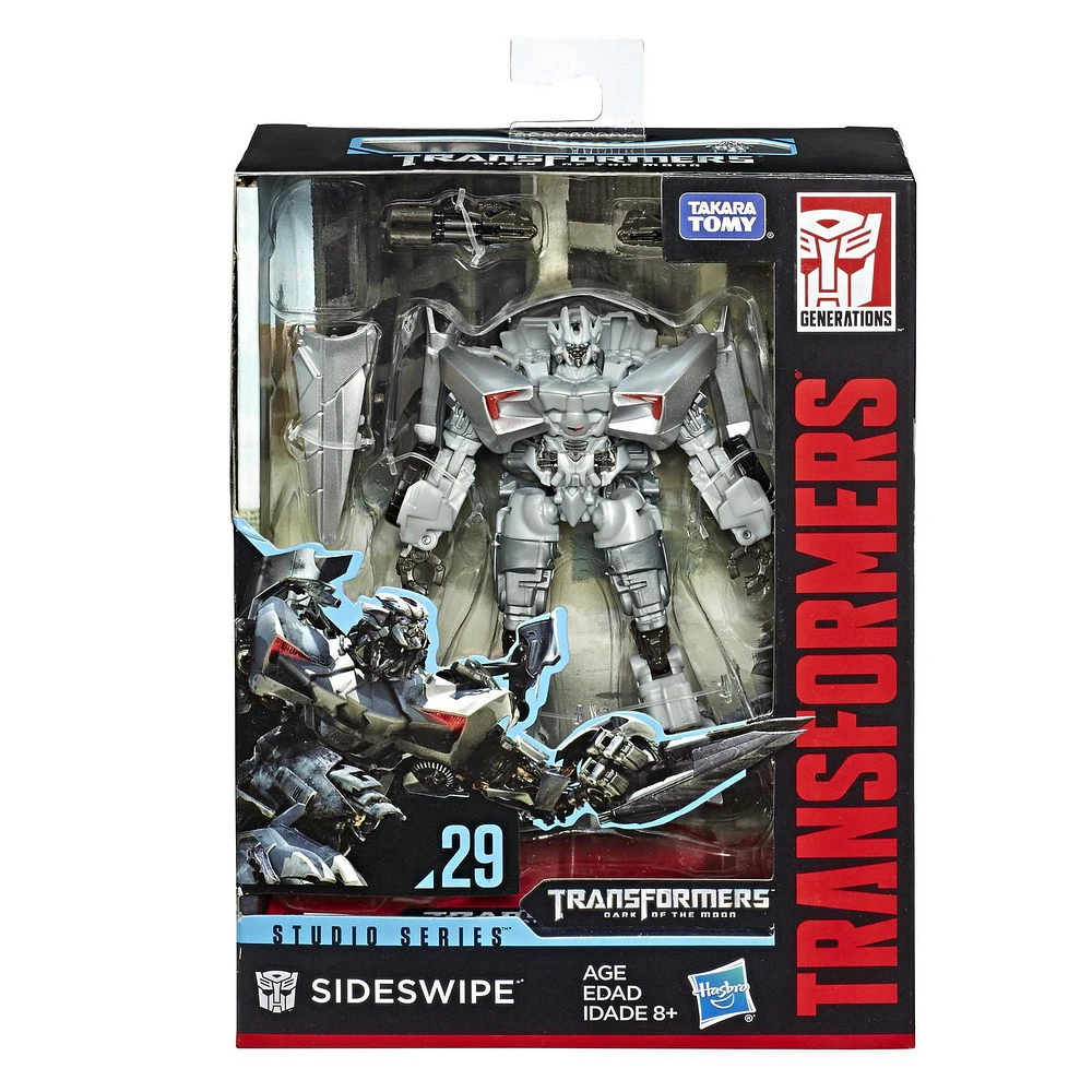 Transformers Studio Series 29 Deluxe Class Transformers: Dark of the Moon Sideswipe Action Figure