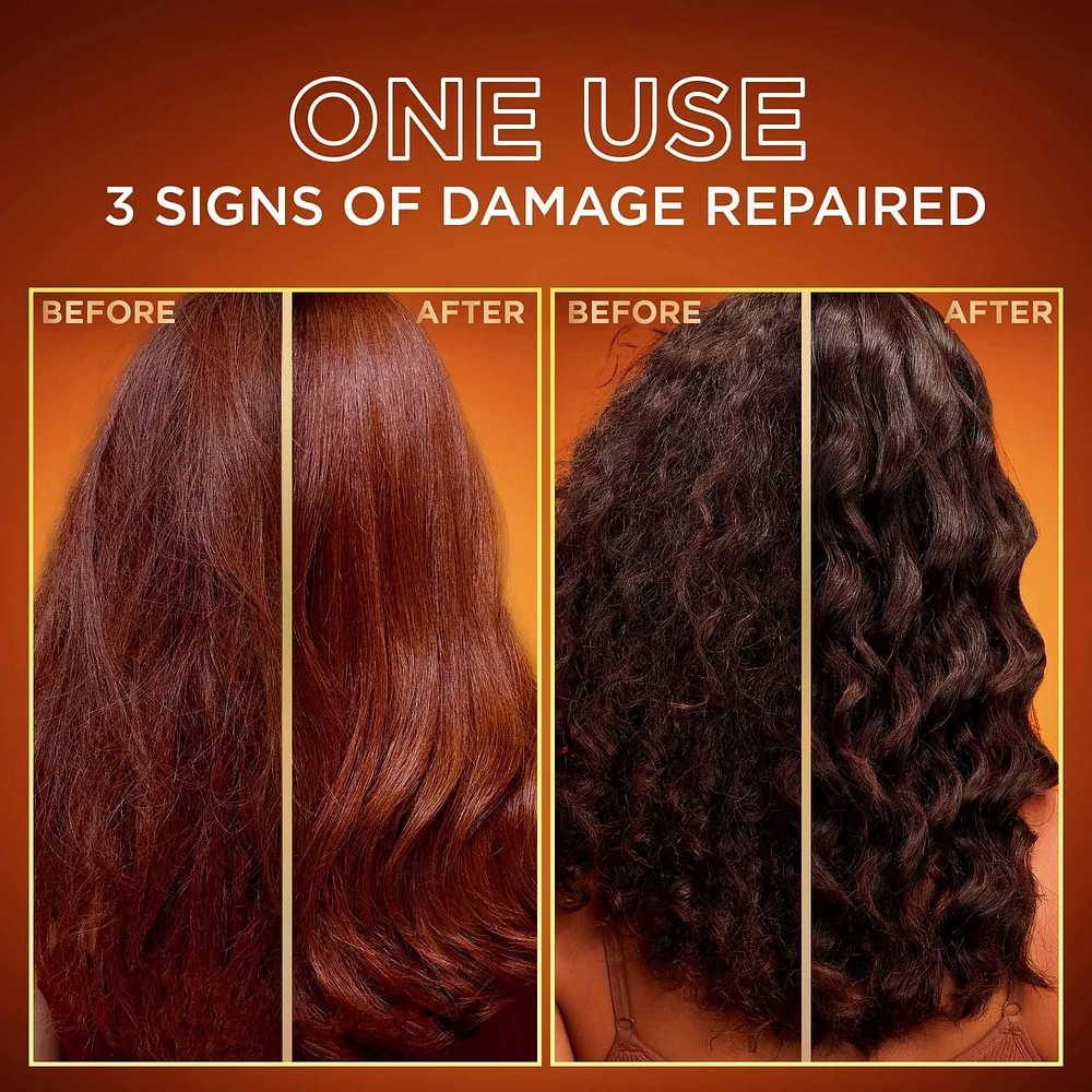 Garnier Whole Blends Honey Treasures Revitalisant Réparateur pour Cheveux Secs et Abîmés, 89ml Répare les cheveux abîmés